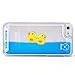 Yoption Liquid Case for iPhone 5 5s SE,Clear Cute Creative Design Liquid Floating Rubber Duck Hard Case Cover for iPhone 5 5s SE