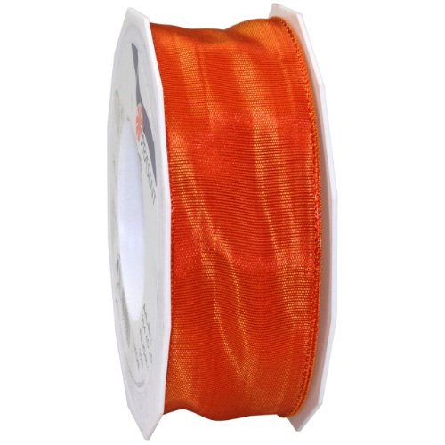 Morex Ribbon French Wired Lyon Fabric Ribbon, 1-1/2-Inch by 27-Yard, Wild Poppy…