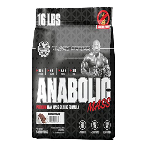 Dexter Jackson Signature Series Black Anabolic Mass Gainer - 16 lbs (16 LBS, Double Chocolate)