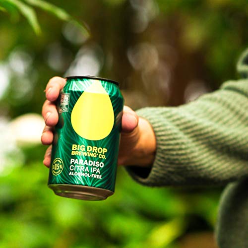 Big Drop Brewing Paradiso Citra IPA Beer, Naturally Brewed Alcohol Free