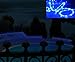Izzy Creation 18FT Blue LED Flexible Rope Lights, Indoor/Outdoor Lighting, Waterproof Connectable120V Plug-in, 3/8