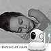 Wireless Security Camera，1080P HD WiFi Home Camera with Temperature Alarm Surveillance WiFi Camera for Baby Elder Pet Nanny Monitor with Night Vision
