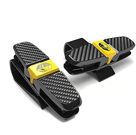 BLUPOND Nacnic Support for sunglasses for car, universal organizer with double clip - 2 units