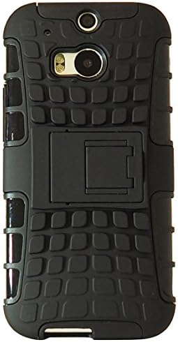 Exian HTC One M8 Armoured Case with Stand Black