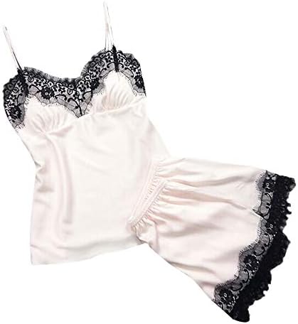 Rosennie Womens Dressing Gown,Women Sexy Lace Casual Sleepwear Lengthened Trim Satin Bathrobe Pajama Sets Strap Nightwear Temptation Underwear Dress Nightdress