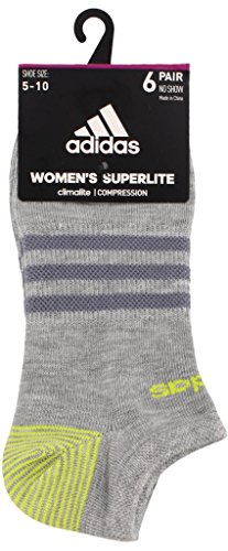 3 adidas+Womens+Superlite+Socks+6+Pack