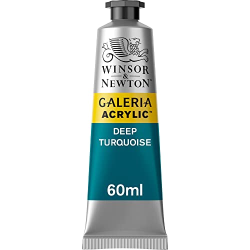 Winsor & Newton Galeria Acrylic Color, 60ml (2-oz) Tube, Deep Turquoise