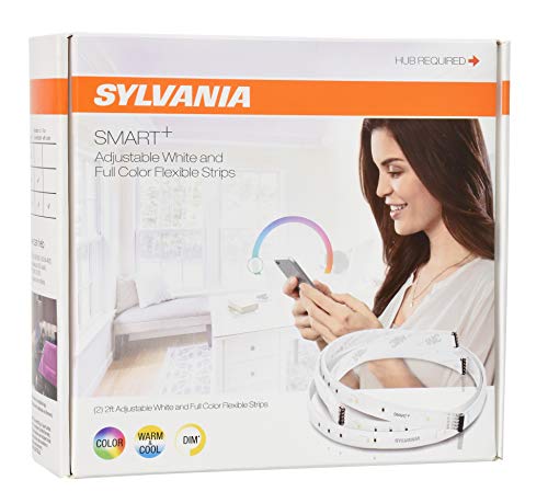 SYLVANIA Smart ZigBee Flex Expansion Lightstrips, RGBW Full Color and Tunable White, Works with SmartThings, Wink, and… - Image 3