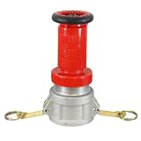 Aluminum 2" Camlock Fitting Coupling With Heavy-Duty Plastic Fire Nozzle