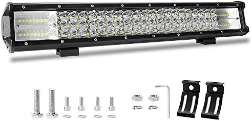 BEEYEO LED Light Bar Flood Led Off Road Light Bar Waterproof for Off-road Vehicle ATV UTV 4WD Jeep Wrangler SUV Dodge Truck 4x4 Boat (1PCS 22" 270W Combo Light)