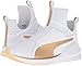 PUMA Women's Fierce White/Gold Cross-Trainer Shoe