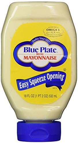 Blue Plate Mayonnaise 3-18oz Easy Squeeze Bottles by Blue Plate