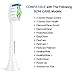 Toptheway Replacement Brush Heads Compatible with Philips Sonicare DiamondClean Electric Toothbrush HX6063/64, for Phillips Plaque Control, Gum Health, FlexCare, HealthyWhite and EasyClean, 8 PCS