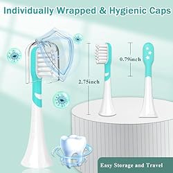 Kids Toothbrush Heads Compatible with Electric