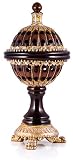 AM Incense Burner Frankincense Resin - Luxury Globe Charcoal Bakhoor Burners for Office & Home Decor