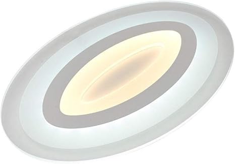 plafon led techo,Luz de techo led ovalada ultrafina, luz acrílica para