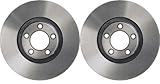 Prime Choice Auto Parts R64032PR Front Brake Disc Rotor Pair
