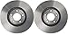 Prime Choice Auto Parts R64032PR Front Brake Disc Rotor Pair