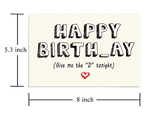 Birthday Card for Him | Naughty Happy Birthday Card for Boyfriend, Husband, Fiance | Funny Rude Card - //medicalbooks.filipinodoctors.org