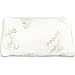 Equinox International Queen/Standard Size 17 X 25-Inches Shredded Memory Foam Pillow with Removable Bamboo Soft Pillow Case