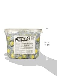 Lemonhead Hard Lemon Candy, Individually Wrapped