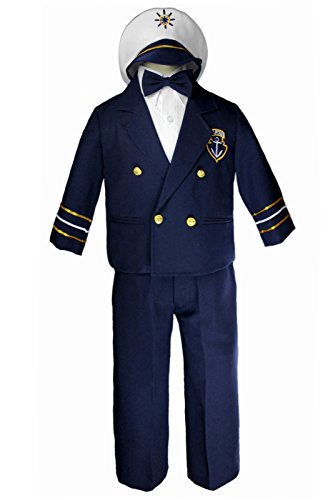 Leadertux Sailor Captain Suits for Boys Outfits from New Born to 7 Years Old