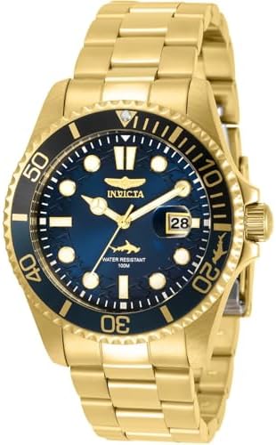 Amazon.com: Invicta Men's 14357 Pro Diver Blue Carbon Fiber Dial