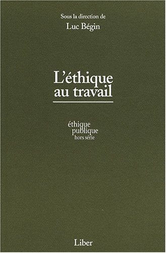 L' éthique au travail