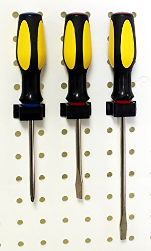 WallPeg Garage Storage System with Panels, Bins, Peg Board Hooks and Panel Set - Tool Parts and Craft Organizer (Kit with 12 bins)