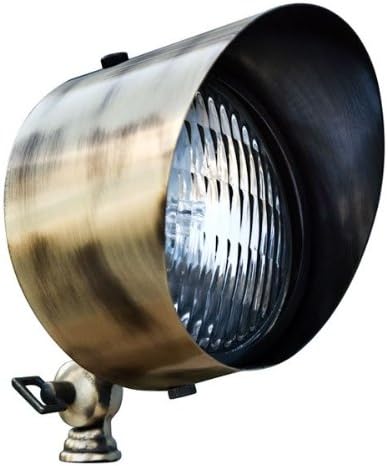Dabmar LV30-ABS Solid Brass Spot Light, 35W 12V PAR36, Antique Brass Finish