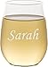 Personalized Stemless Wine Glass with Custom Engraving, Perfect for Will You Be My Bridesmaid? Gifts - SG01