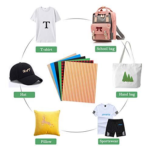 HTV Heat Transfer Vinyl Bundle: 12 Sheets 12\