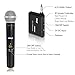 Pyle Wireless Microphone System, Handheld Mic with 1/4'' Transmitter, Black (PDWM13UH)