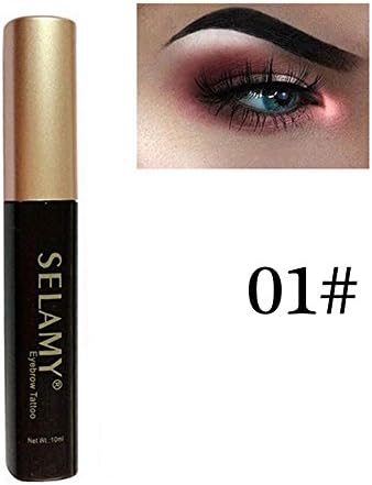 Miswilsi Fashion Eye Makeup Brown Waterproof Eyebrow Enhancers Liner 7 Days Long Lasting Brow Tint Tattoo Pen