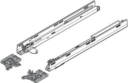 Tandembox Cabinet Profile Set With Tip On And Locking Mechanism