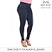 My Fit Jeans- SIZE 14-20 DARK WASH: Women's Stretch Denim Jeans with Pockets and the Comfort of Leggings, Petite through Plus Size