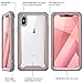 i-Blason Case for iPhone X 2017/ iPhone Xs 2018, Ares Full-Body Rugged Clear Bumper Case with Built-in Screen Protector (Pink)