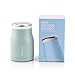 AKS Vacuum Insulated Stainless Steel thermal soup container, 16 Oz with a carrying bag (Grass Green)