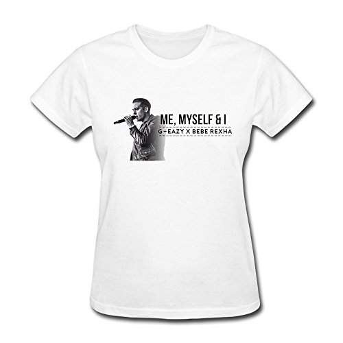 Women S Me Myself Amp I G Eazy X Bebe Rexha T Shirt White Buy Online In Angola At Angola Desertcart Com Productid