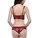Shitagi New Intimates Underwear Women Fashion Bra Set Sexy Lace Bra and Brief Set Transparent Underwear Set