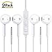 Earbuds,Earphones,Headphones,in Ear Earphones,Ear Buds Wired with Mic Compatible foriPhone 8/8 Plus/X/Xr/Xs/7/7 Plus/Samsung Galaxy S9 Edge 8/Huawei/LG/BlackBerry Mobile Devobile Device