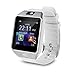 CNPGD [U.S. Office Extended Warranty] Smartwatch + Unlocked Watch Cell Phone All in 1 Bluetooth Watch for iPhone Android Samsung Galaxy Note,Nexus,htc,Sony White