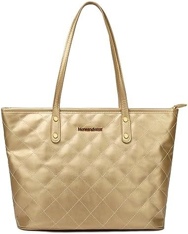 Montana West Quilted Handbag for Women Tote Purse Shoulder Bag