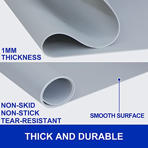 Kazualv Silicone Mats for Kitchen Counter, Heat Resistant Mat Kitchen Counter Mat Waterproof