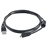 JerGO USB Cable for Sony Handycam DCR-SR40, DCR-SR45, DCR-SR47, DCR-SR47R,DCR-SR82C, DCR-SR85, DCR-SR87, DCR-SR100,DCR-SR220D, DCR-SR300 & DCR-SR300C HDD Hard Drive Disk Digital Camcorders