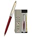 Parker Galaxy (Like Jotter, Classic) Gt Ball Pen - New - Gold Trim - Red Body
