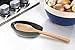 OGGI Spooner Ceramic Spoon Rest- Spoon Rest for Stove Top, Spoon Holder for Countertop, Kitchen Decor for Counter, Coffee Bar Accessories, Jet Black