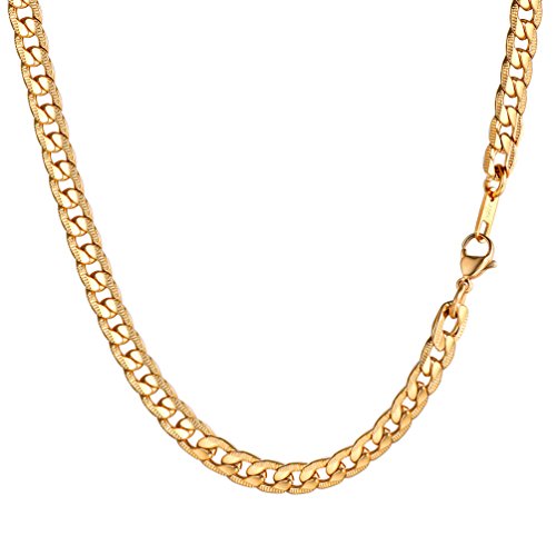 7MM Curb Cuban Chain Necklace 