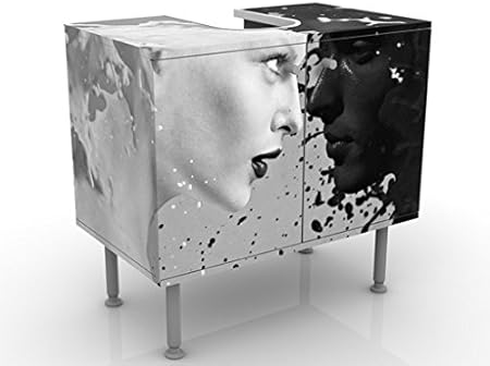 Lavabo Armoire De Lavabo 60 Cm De Large Salle De Bains Armoire De Salle Bains Baignoire Petit Meuble Bas Meuble Sous Vasque Design Floater 60x55x35cm Reglable Table De Lavabo Salle De Bain