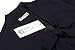 ACEVOG Womens Casual Chiffon Ladies V-Neck Cuffed Sleeve Blouse Tops (Large, Black)